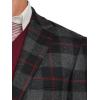 imagePaul Fredrick Mens Wool Blend Plaid Single Breasted Notch Lapel Sport Coat