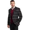 imagePaul Fredrick Mens Wool Blend Plaid Single Breasted Notch Lapel Sport Coat