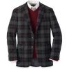 imagePaul Fredrick Mens Wool Blend Plaid Single Breasted Notch Lapel Sport Coat