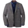 imagePaul Fredrick Mens Wool Check Single Breasted Notch Lapel Sport Coat