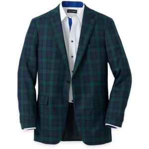 imagePaul Fredrick Mens Wool Blend Single Breasted Notch Lapel Sport Coat