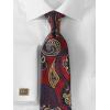 imagePaul Fredrick Mens Paisle Woven Silk Blend Tie