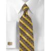 imagePaul Fredrick Mens Stripe Woven Silk Blend Tie