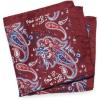 imagePaul Fredrick Mens Paisley Silk Pocket SquareRedBlue