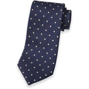 imagePaul Fredrick Mens Dot Woven Silk Blend Tie