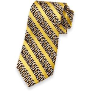 imagePaul Fredrick Mens Stripe Woven Silk Blend Tie