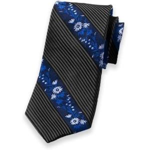 imagePaul Fredrick Mens Stripefloral Woven Silk Tie