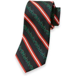 imagePaul Fredrick Mens Stripeholly Woven Silk Tie