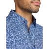 imagePaul Fredrick Mens Classic Fit Performance Stretch Floral Casual Shirt