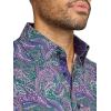 imagePaul Fredrick Mens Classic Fit Performance Stretch Paisley Casual Shirt