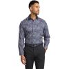 imagePaul Fredrick Mens Classic Fit Performance Stretch Paisley Casual Shirt