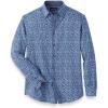 imagePaul Fredrick Mens Classic Fit Performance Stretch Floral Casual Shirt