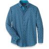 imagePaul Fredrick Mens Classic Fit Performance Stretch Medallion Casual Shirt