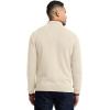 imagePaul Fredrick Mens Cotton Cable Full Zip Mock Neck SweaterIvory