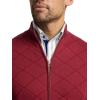 imagePaul Fredrick Mens Cotton Full Zip Mock Neck Sweater JacketBurgundy