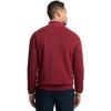 imagePaul Fredrick Mens Cotton Full Zip Mock Neck Sweater JacketBurgundy