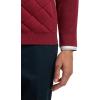 imagePaul Fredrick Mens Cotton Full Zip Mock Neck Sweater JacketBurgundy