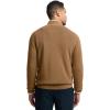 imagePaul Fredrick Mens Cotton Full Zip Mock Neck Sweater JacketCamel