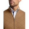 imagePaul Fredrick Mens Cotton Full Zip Mock Neck Sweater JacketCamel