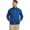 imagePaul Fredrick Mens Cotton Full Zip Mock Neck Sweater JacketNavy