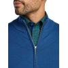 imagePaul Fredrick Mens Cotton Full Zip Mock Neck Sweater JacketNavy