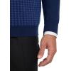 imagePaul Fredrick Mens Washable Merino Wool Houndstooth VNeck SweaterBlue