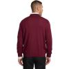 imagePaul Fredrick Mens Washable Merino Wool Houndstooth VNeck SweaterBurgundy