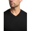 imagePaul Fredrick Mens Washable Merino Wool VNeck SweaterBlack