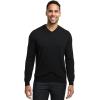 imagePaul Fredrick Mens Washable Merino Wool VNeck SweaterBlack
