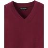 imagePaul Fredrick Mens Washable Merino Wool VNeck SweaterBurgundy