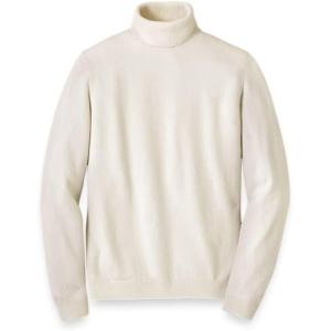 imagePaul Fredrick Mens Cashmere Turtleneck SweaterIvory