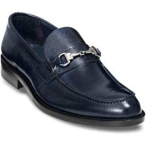imagePaul Fredrick Mens Archer Bit Loafer Navy 8M