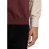 imagePaul Fredrick Mens Cotton Full Zip Mock Neck VestBurgundy