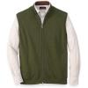imagePaul Fredrick Mens Cotton Full Zip Mock Neck VestOlive