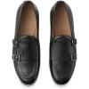 imagePaul Fredrick Mens Sterling Monk Strap Loafer Size 13 Medium Black