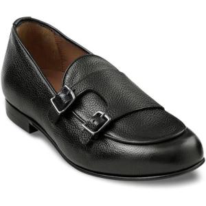 imagePaul Fredrick Mens Sterling Monk Strap Loafer Size 13 Medium Black