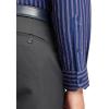 imagePaul Fredrick Mens Classic Fit Performance Stretch Stripe Casual Shirt