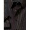 imagePaul Fredrick Mens Tailored Fit Comfort Stretch NonIron Dot Dress Shirt