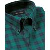 imagePaul Fredrick Mens Tailored Fit Comfort Stretch NonIron Plaid Dress Shirt