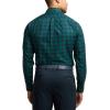imagePaul Fredrick Mens Tailored Fit Comfort Stretch NonIron Plaid Dress Shirt