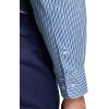 imagePaul Fredrick Mens Tailored Fit Comfort Stretch NonIron Stripe Dress Shirt