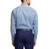 imagePaul Fredrick Mens Tailored Fit Comfort Stretch NonIron Stripe Dress Shirt
