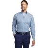 imagePaul Fredrick Mens Tailored Fit Comfort Stretch NonIron Stripe Dress Shirt