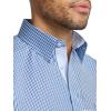 imagePaul Fredrick Mens Tailored Fit Comfort Stretch NonIron Stripe Dress Shirt