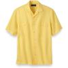 imagePaul Fredrick Mens Classic Fit Linen Solid Casual ShirtYellow