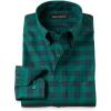 imagePaul Fredrick Mens Tailored Fit Comfort Stretch NonIron Plaid Dress Shirt