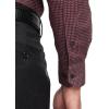 imagePaul Fredrick Mens Classic Fit Comfort Stretch NonIron Geometric Dress Shirt