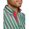 imagePaul Fredrick Mens Classic Fit Comfort Stretch NonIron Stripe Dress Shirt