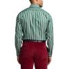 imagePaul Fredrick Mens Classic Fit Comfort Stretch NonIron Stripe Dress Shirt