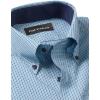 imagePaul Fredrick Mens Classic Fit NonIron Cotton Check Dress Shirt